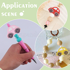 12шт 6 цвета силиконовые фокусные бусины&nbsp;SIL-ME0001-05