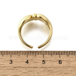 Латунные манжеты для женщин&nbsp;RJEW-G347-07G