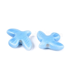 Perles en porcelaine manuelles&nbsp;PORC-N013-09I