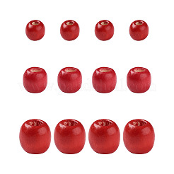 150шт 3 стиля бусины из натурального дерева WOOD-TA0001-51