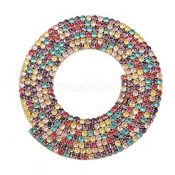 925 цепочка из стерлингового серебра с разноцветными кубическими цирконами STER-C016-02A-G01