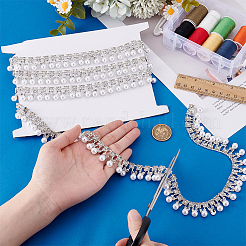 1 ярд круглых железных цепочек со стразами&nbsp;CH-PH0001-17