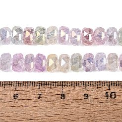 Fili di perle di vetro craquelé trasparenti per placcatura elettrolitica&nbsp;EGLA-Q135-01A-B01