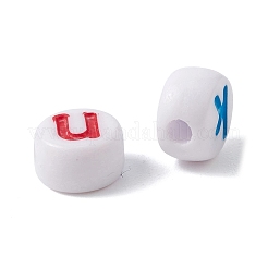 Непрозрачные акриловые эмалированные бусины&nbsp;OACR-P037-01A-M