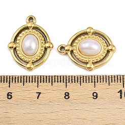 Подвески из искусственного жемчуга ABS из нержавеющей стали 304 STAS-Z166-21F-G