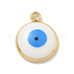 Подвески из латуни с эмалью в стойку KK-G515-17G