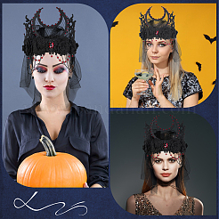 Головной убор из фетра и сплава корона&nbsp;OHAR-WH20020-01C