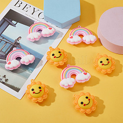 8 шт. 2 стильных больших подвесок из ПВХ-пластика KY-SC0001-65