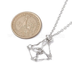 Не тускнеющий мешочек из нержавеющей стали для изготовления ожерелий NJEW-JN04826-01