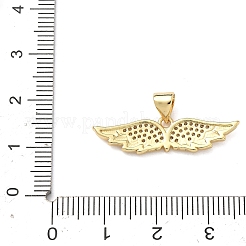 Латунные микропаве прозрачные кубические циркониевые подвески&nbsp;KK-F930-05G