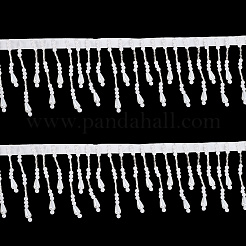 2 ярд полиэстера с пластиковыми бусинами-кисточками в виде искусственных жемчужин&nbsp;OCOR-GF0004-99A