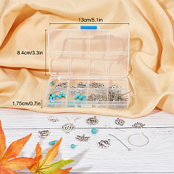 Наборы для самостоятельного изготовления подвесных сережек чакра DIY-SC0019-72