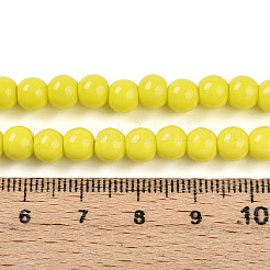 Запекание окрашенных непрозрачных стеклянных бусин&nbsp;LS-GLAA-T032-P6mm-16