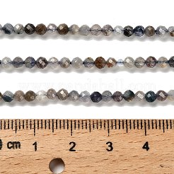 Природные иолит нитей бисера G-RM2025-22-3mm