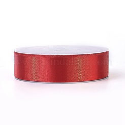 Rubans satin polyester avec double face&nbsp;SRIB-P012-B10-25mm