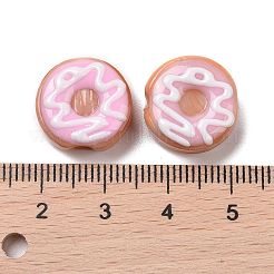 Нити эмалевых бусин лэмпворк ручной работы LAMP-A001-F01