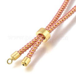 Изготовление браслета-слайдера из плетеного хлопкового шнура MAK-R001-01G-02