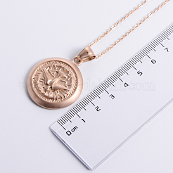 Ожерелья с подвеской в виде голубя мира в европейском стиле из нержавеющей стали для женщин GC1833