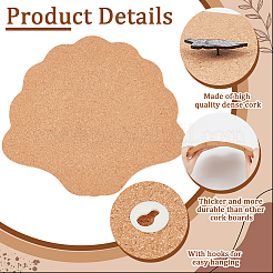 Настенная брошь в форме ракушки&nbsp;AJEW-WH0433-01B