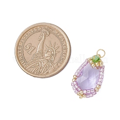 Стеклянные подвески&nbsp;PALLOY-MZ00961-02