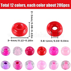 156 г 12 стеклянных бисера&nbsp;SEED-SC0001-32B-06