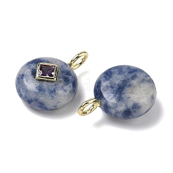 Натуральные синие пятна яшмы подвески G-I391-01G-06