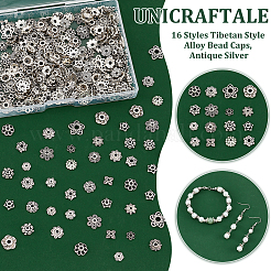 320шт 16 стиля колпачки из сплава в тибетском стиле&nbsp;FIND-UN0015-70