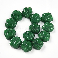 Окрашенные природные малайзии нефрита бисер нитей G-M108-A13-01