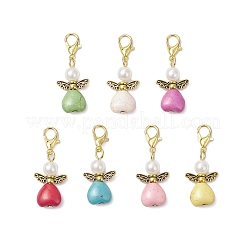 Синтетические бирюзовые подвески&nbsp;HJEW-JM04017-01