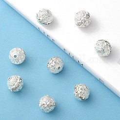 Латунные бусины со стразами &nbsp;RB-H041-20