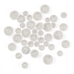40 Stück 4 Stile Harzknöpfe&nbsp;BUTT-TADJ0001-02C