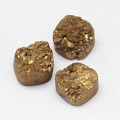 Perline di cristallo di quarzo naturale druzy elettrolitico&nbsp;G-G888-05