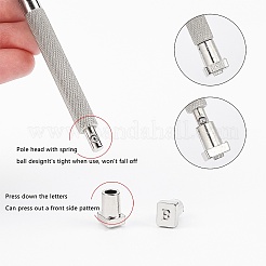 Набор инструментов для штамповки изделий из кожи TOOL-WH0119-67