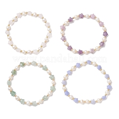 Браслеты из натуральных и синтетических драгоценных камней BJEW-JB12814