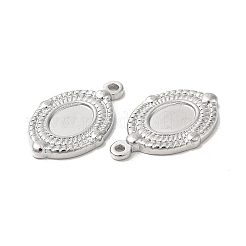 Cabochon pendenti in acciaio inossidabile 304 anti-ossidazione&nbsp;STAS-L020-033P