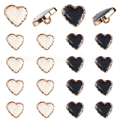 20 шт. 2-х цветные металлические кнопки с эмалевым сплавом FIND-GF0008-18