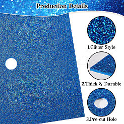 Quadratische Eva Glitzer Graduierungskappe Topper Aufkleber&nbsp;DIY-WH20053-05F
