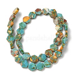 Окрашенные синтетические нити из имперской яшмы G-D337-10mm-A02