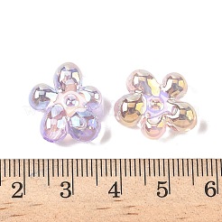 Уф-покрытие прозрачные акриловые бусины&nbsp;OACR-H053-06