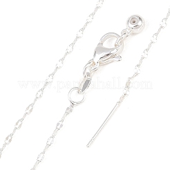 Регулируемая латунная цепочка-слайдер толщиной 1.5 мм для мужчин и женщин.&nbsp;NJEW-L012-10S