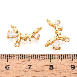 Компоненты люстры из латуни с микропаве из прозрачного кубического циркония звенья&nbsp;KK-N263-44G