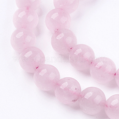 Hilos de abalorios de jade blanco natural&nbsp;X-G-R165-8mm-22