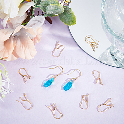 30 шт. латунная фурнитура для сережек-подвесок KK-BBC0008-54