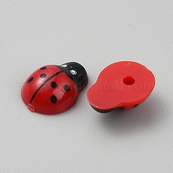 Пластиковая имитация божьей коровки AJEW-WH0650-58B