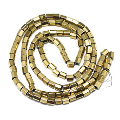 Electroplate non magnetici ematite sintetico fili di perline&nbsp;G-S352-36A-01