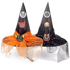 240 Stück 6 Stil Halloween handgemachte Polymer Clay Cabochons&nbsp;CLAY-AR0001-35