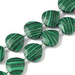 Синтетического малахита бисер нитей G-D316-A11