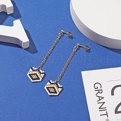 Серьги-гвоздики со стрелками для женщин EJEW-MZ00100