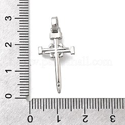 Латунные микро проложить кубического циркония подвески KK-P336-29P