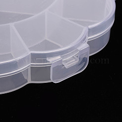 Sonnenblumenform transparente Aufbewahrungsbox aus Kunststoff&nbsp;LS-CON-YWC0003-01